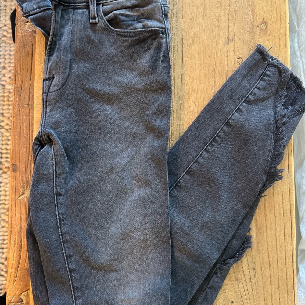 Frame Denim Women's Skinny Jeans - Charcoal